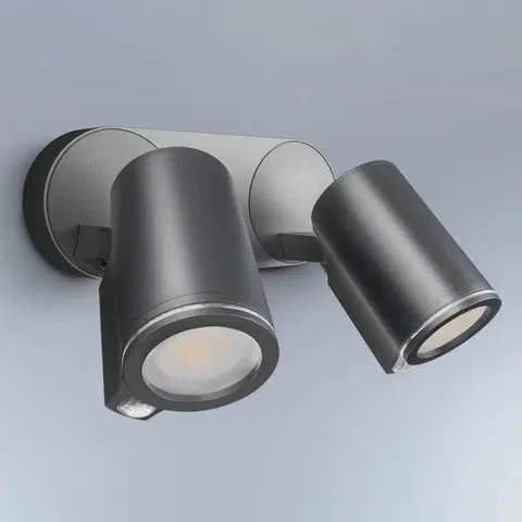 SmartHome vonkajšie svietidlá nástenné STEINEL STEINEL Spot Duo SC LED bodové svetlá 2-pl.