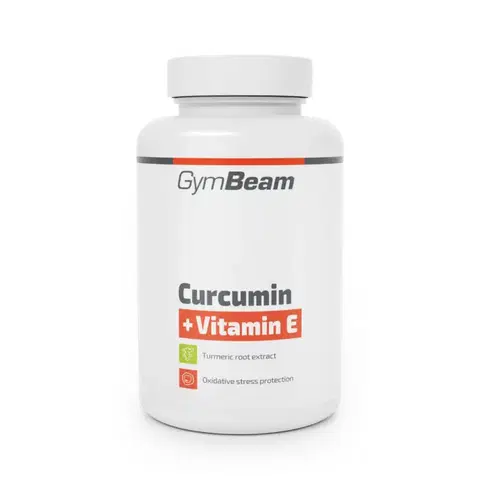 Ostatné špeciálne doplnky výživy GymBeam Kurkumín + Vitamín E 90 kaps.