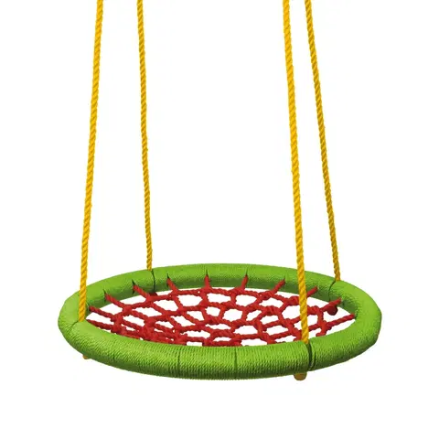 Hračky na záhradu Woody Houpací kruh zelenočervený (průměr 83 cm) 