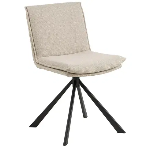 Plastové stoličky Stolička rotačné beige