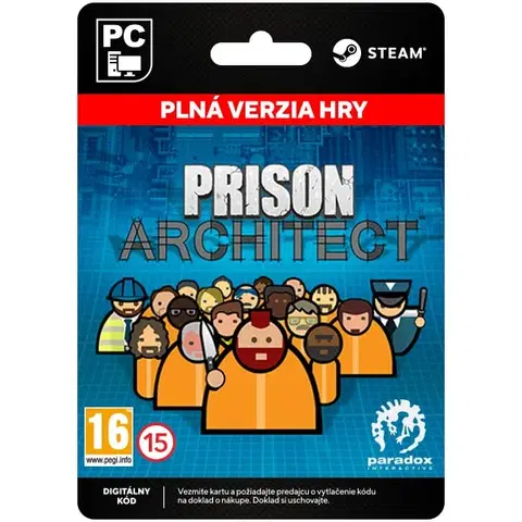 Hry na PC Prison Architect Aficionado [Steam]