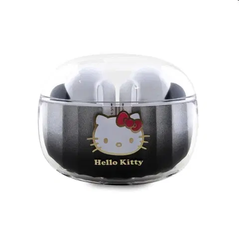 Slúchadlá Hello Kitty True bezdrôtové Kitty Head Logo Stereo slúchadlá, čierne