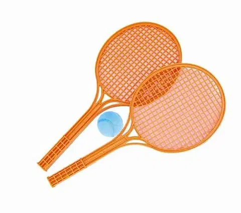 Hračky - Lopty a loptové hry LORI TOYS - Soft tenis farebný a 1 loptička