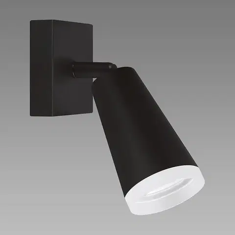 Lampy do obývačky Luster SANA GU10 1D BLACK 04142 LS1