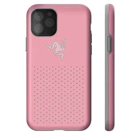 Puzdrá na mobilné telefóny Puzdro Razer Arctech Pro THS Edition pre iPhone 11 Pro, ružové RC21-0145TQ06-R3M1