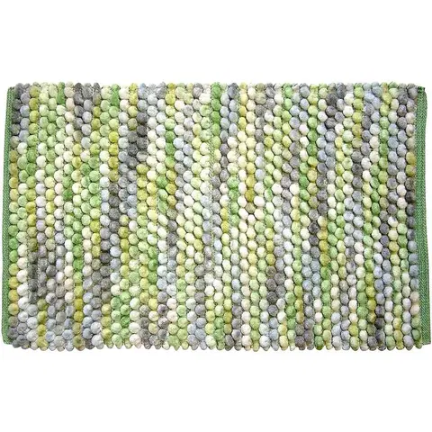 Koberčeky a rohože do kúpeľne Kúpeľňový koberček Mosaic  50x80 cm, zelená