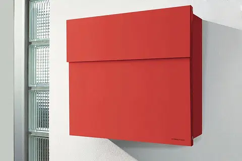 Poštové schránky Radius design cologne Schránka na listy RADIUS DESIGN (LETTERMANN 4 red 560R) červená