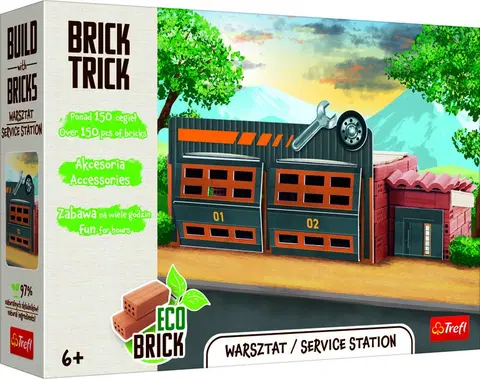 Hračky stavebnice TREFL - Brick Trick - Servisná stanica_L