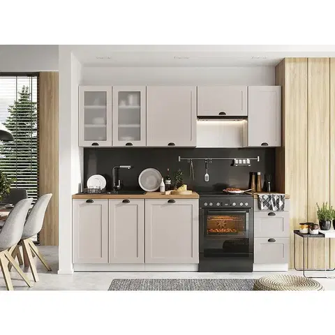 Modulový kuchynský nábytok Kuchyňa Adele 180/240 Coffe Mat Bb