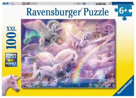 Hračky puzzle RAVENSBURGER - Jednorožec 100 dielikov