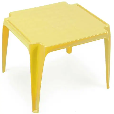 Detský záhradný nábytok Detský stolik žltý