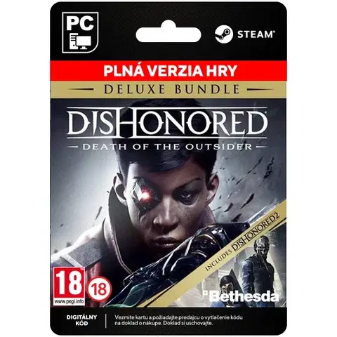 Hry na PC Dishonored: Death of the Outsider (Deluxe Bundle) [Steam]