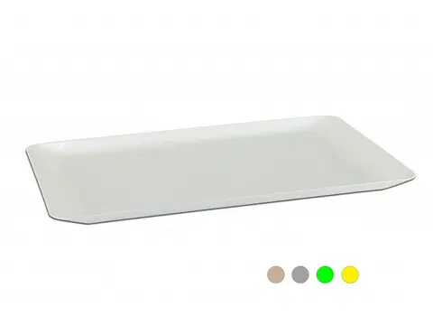Podnosy a tácky MAKRO - Podnos umelá hmota chlebíčkový rôzne farby
