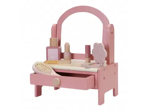Hračky bábiky LITTLE DUTCH - Toaletný stolík s príslušenstvom