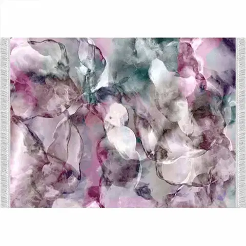 Koberce a koberčeky Koberec, ružová/zelená/krémová/vzor, 180x270, DELILA