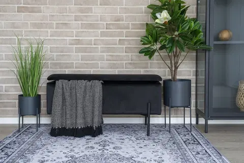 Koberce Norddan Dizajnový koberec Maile 230 x 160 cm čierno-biely