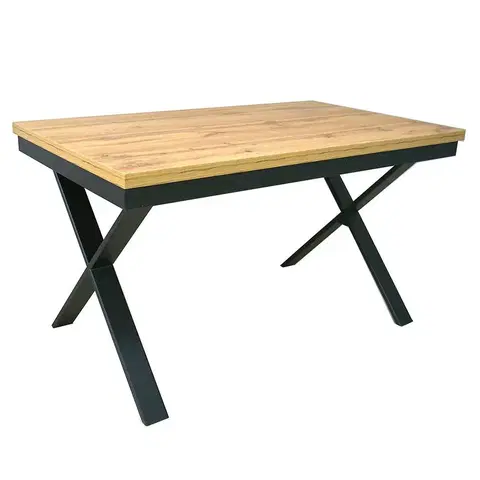 Jedálenské stoly Rozkladací stôl St-978 120/160x80cm Wotan