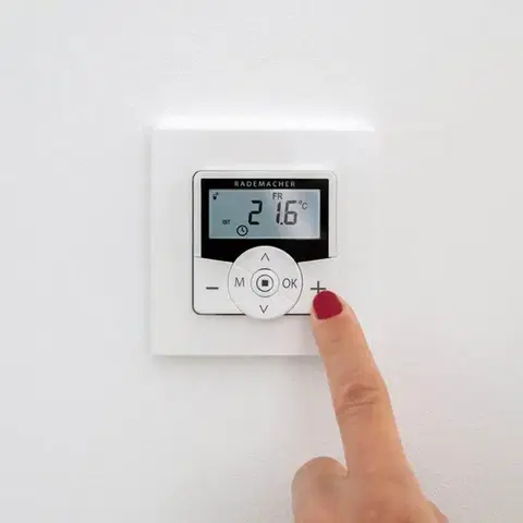 Inteligentné termostaty Rademacher Rademacher DuoFern izbový termostat 2, biely