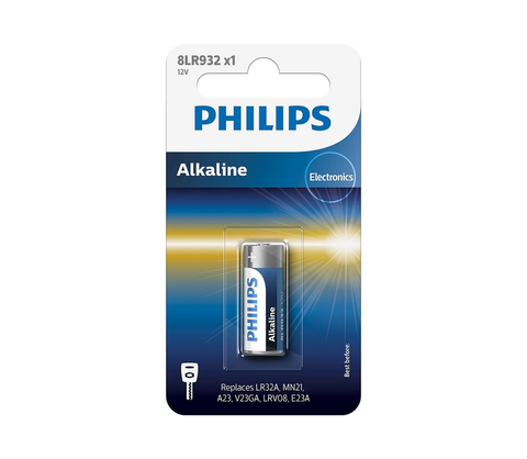 Predlžovacie káble Philips Philips 8LR932/01B - Alkalická batéria 8LR932 MINICELLS 12V 
