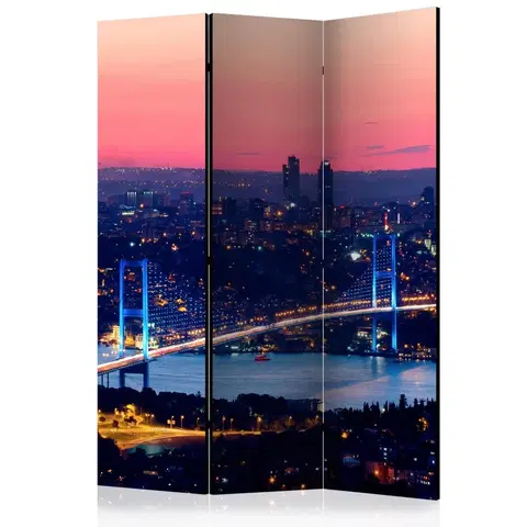 Paravány Paraván Bosphorus Bridge Dekorhome 135x172 cm (3-dielny)