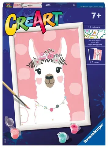Kreatívne a výtvarné hračky RAVENSBURGER - CreArt Lama, žiadna dráma