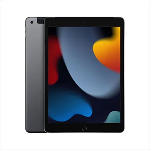 Tablety Apple iPad 10.2" (2021) Wi-Fi + Cellular 64GB, kozmická sivá