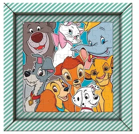 Hračky puzzle CLEMENTONI - Puzzle s rámom 60ks Disney zvieratká