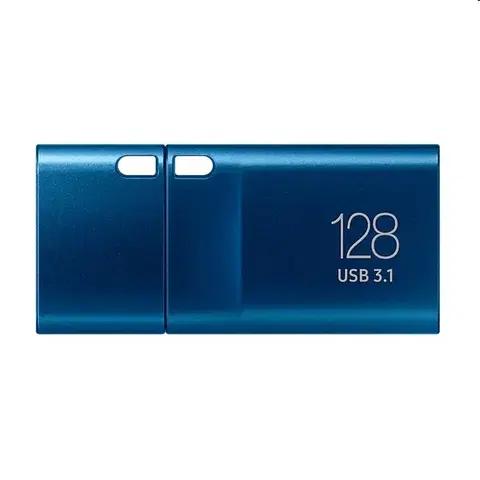 USB Flash disky USB kľúč Samsung USB-C, 128 GB, USB 3.1, modrý