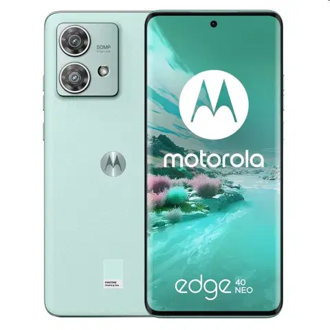 Mobilné telefóny Motorola Edge 40 NEO 5G, 12256GB, Soothing Sea PAYH0005PL