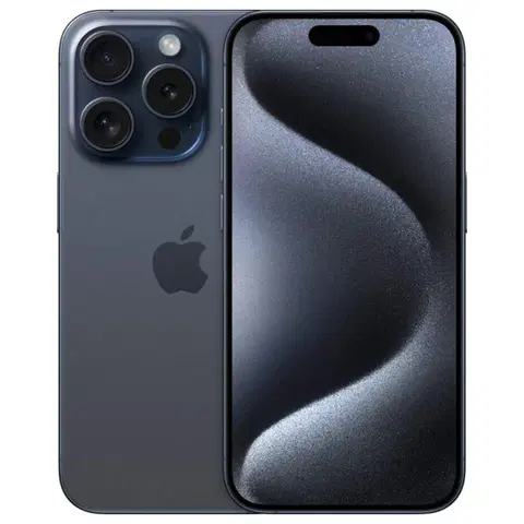 Mobilné telefóny Apple iPhone 15 Pro 128GB, blue titanium MTV03SXA