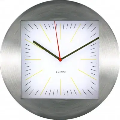 Hodiny Nástenné hodiny MPM, 2486.7000 - strieborná/biela, 30cm