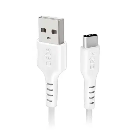 Dáta príslušenstvo SBS Kábel USB 2.0/USB-C, 1,5 m, biela TECABLEMICROC15W