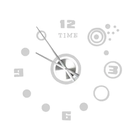 Hodiny 3D Nalepovacie hodiny DIY Clock Circle q70I, 80cm