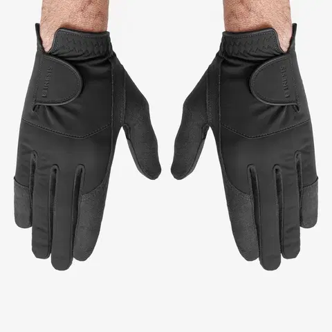 rukavice Pár pánskych golfových rukavíc do dažďa RW čierne
