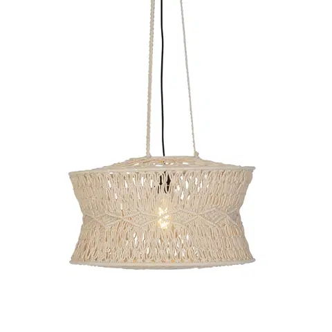 Zavesne lampy Orientálne závesné svietidlo natural 50 cm - Leonard