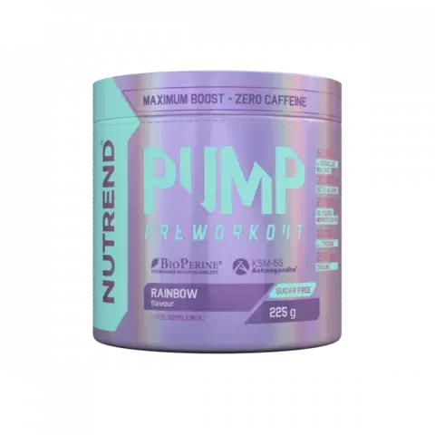 Pre-workouty PUMP - Nutrend 225 g žuvačka
