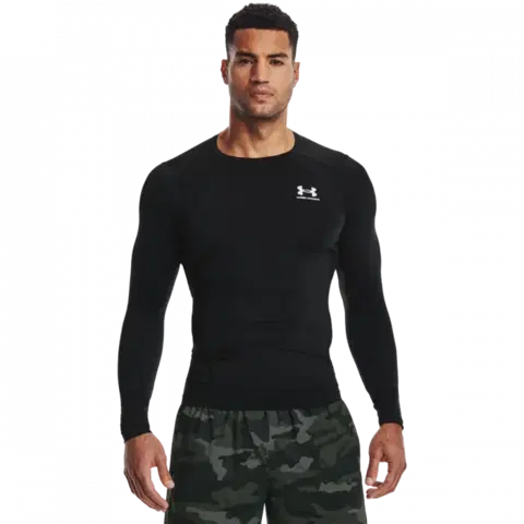 Funkčné oblečenie Under Armour Kompresné tričko HG Armour Comp LS Black  M