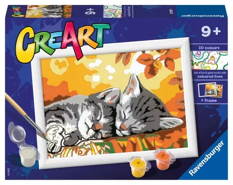 Kreatívne a výtvarné hračky RAVENSBURGER - CreArt Jesenné mačiatka