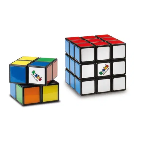 Hračky strategické spoločenské hry SPIN MASTER - Rubikova Kocka Sada Duo 3X3 + 2X2