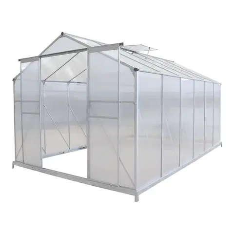 Záhradné skleníky Záhradný skleník, polykarbonát, 252x374x195 cm, KACEN TYP 5
