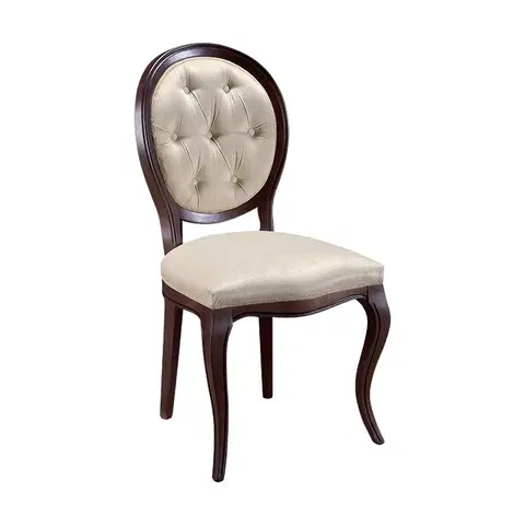 Jedálenské stoličky TARANKO Krzeslo S1 rustikálna jedálenská stolička hnedá / béžová (B3 5058)