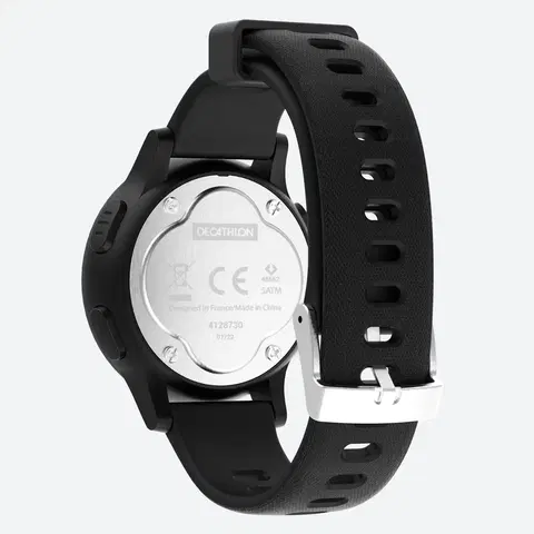 bežky Bežecké hodinky so stopkami W500S čierne