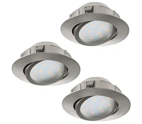 LED osvetlenie Eglo Eglo 95853 - SADA 3x LED podhľadové svietidlo PINEDA 1xLED/6W/230V 