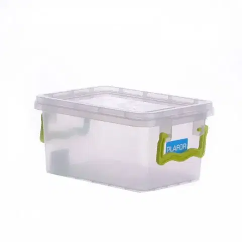 Úložné boxy Kinekus Box plastový, transparentný, objem 27l, STRONG