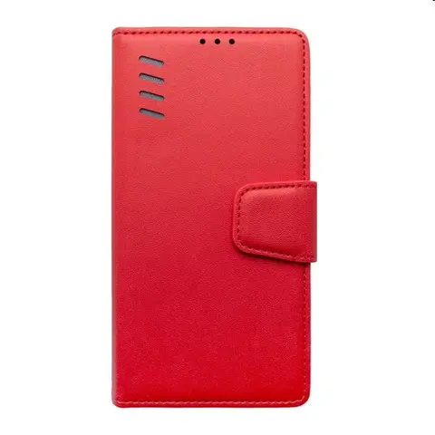 Puzdrá na mobilné telefóny MobilNET Knižkové puzdro pre Samsung Galaxy S23, červený PKK-4494-SAM-S23XX