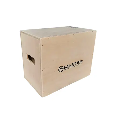 Ostatné fitness náradie Tréningový plyo box MASTER wood 75 x 60 x 50 cm