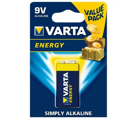 Predlžovacie káble VARTA Varta 4122 - 1 ks Alkalická batéria ENERGY 9V 