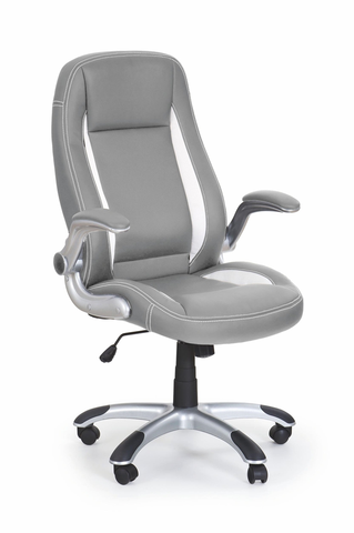 Kancelárske stoličky HALMAR Saturn kancelárske kreslo s podrúčkami sivá