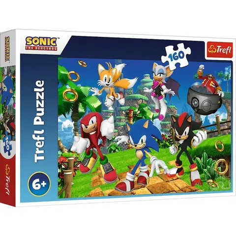 Puzzle Trefl Puzzle Sonic a jeho priatelia, 160 dielikov