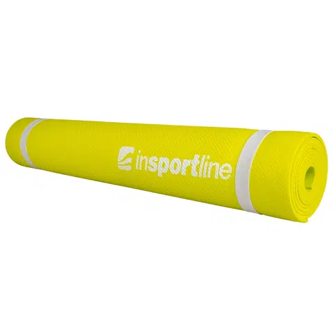 Podložky na cvičenie Podložka na cvičenie inSPORTline EVA 173x60x0,4 cm žltá